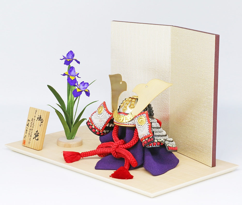Mũ giáp sừng rộng Kozakuragawa (kích cỡ 1/4 mũ thật)