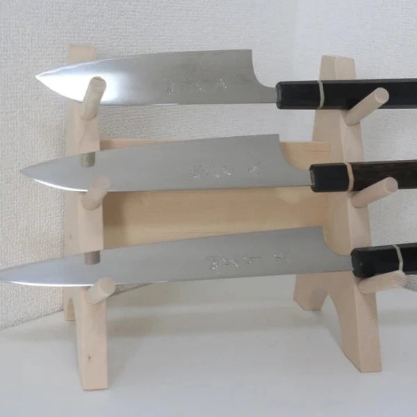 Thương hiệu Sakai Takayuki, kệ giá gỗ gác dao 3 tầng