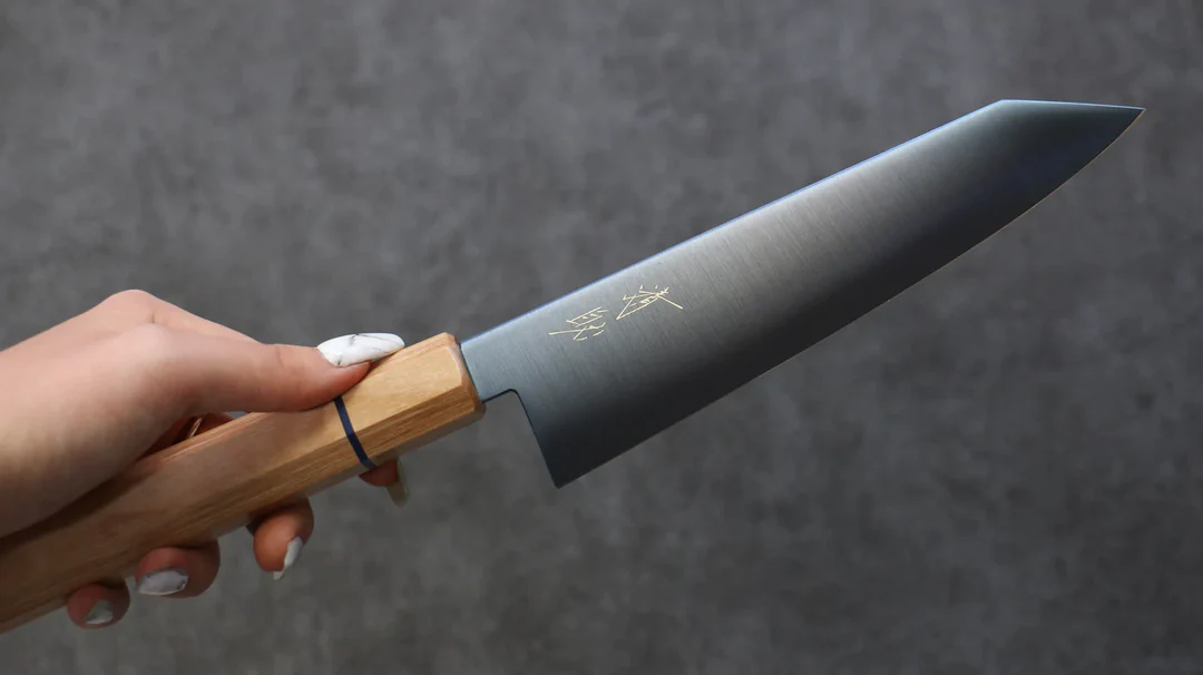 Thương hiệu Seisuke - Dao Nhật Bản SK-85 Kiritsuke Santoku với Cán Gỗ Trắng 180mm