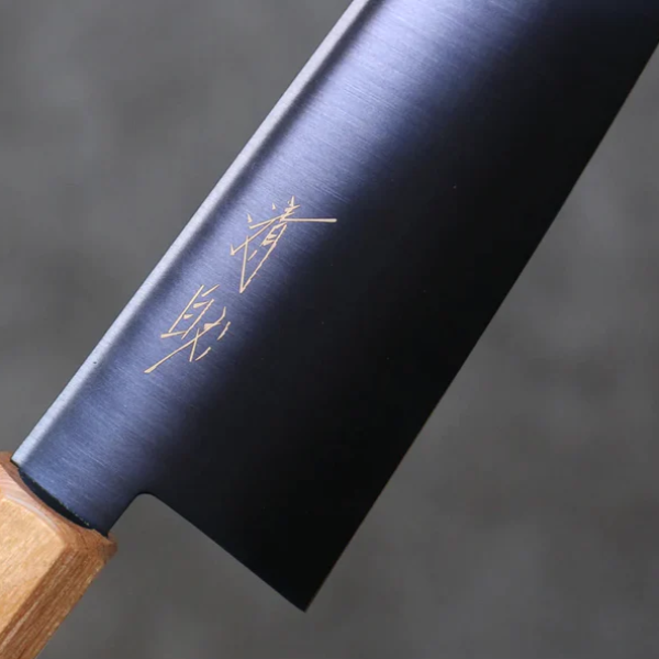 Thương hiệu Seisuke - Dao Nhật Bản SK-85 Kiritsuke Santoku với Cán Gỗ Trắng 180mm