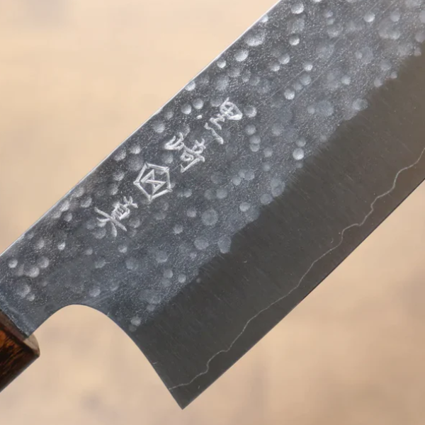 Thương hiệu Makoto Kurosaki - Dao Nhật Bản Santoku SPG2 Hammered (cán tròn xanh lá)