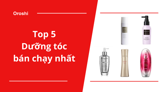 Top 5 sản phẩm dưỡng tóc bán chạy nhất tại Nhật Bản tháng 11 năm 2023