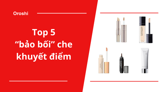 Top 5 "bảo bối" che khuyết điểm siêu "hot" ở thị trường Nhật Bản đầu tháng 11 năm 2023