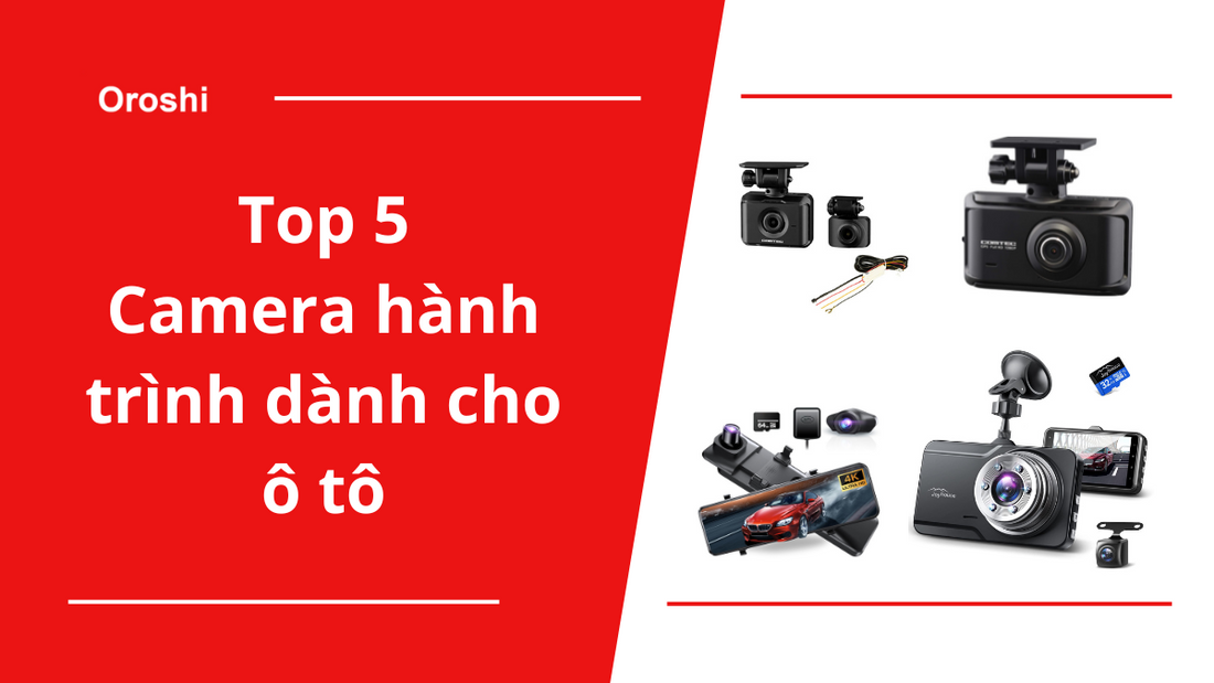 Top 5 sản phẩm camera hành trình dành cho ô tô bán chạy nhất tại Nhật Bản tháng 1 năm 2024