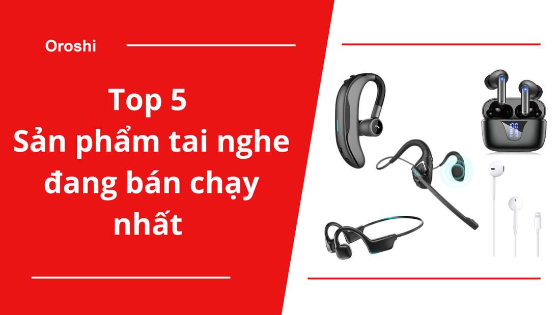 Top 5 sản phẩm tai nghe đang bán chạy nhất tại Nhật Bản tháng 5 năm 2024