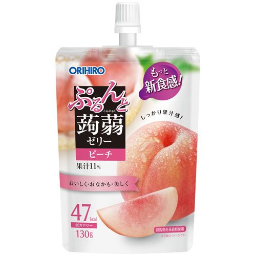 Purunto Konjac Jelly thạch trái cây vị đào - Orihiro